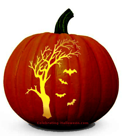 Halloween Bat Stencil Гўв‚¬вЂњ Free Pumpkin Carving Stencil/Pattern